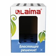 Дисплей для швабр напольный LAIMA, 50х37х37 см, 16 отверстий, картон, 504998 101010504998