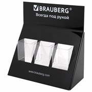 Подставка под письменные принадлежности BRAUBERG, 3 отделения, 34х35х14см, 505922 101010505922