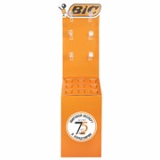 Стойка напольная для размещения товара BIC, 180х40х40 см, 9 отделений, 6 крючков, БЕЗ НАПОЛНЕНИЯ, 504158 101010505605