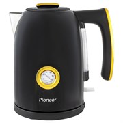 Чайник Pioneer KE560M black (1.7л, нерж, контроллер STRIX, датчик температуры)
