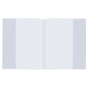 Обложка ПЭ для тетрадей и дневников, 40 мкм, 210х350 мм, прозрачная, ПИФАГОР, 227421