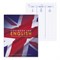 Тетрадь-словарь для записи английских слов А5 48 л., скоба, клетка, HATBER, "Флаг Англии", 48T5B5_10697, T105221 - фото 10000360