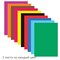 Цветная бумага А4 2-сторонняя мелованная, 20 листов 10 цветов, в папке, BRAUBERG, 200х280 мм, "Кактусы", 115171 - фото 10002048
