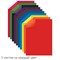 Цветная бумага А4 2-сторонняя офсетная, 50 листов 10 цветов, в папке, BRAUBERG, 200х280 мм, "Рыбки", 115170 - фото 10002550