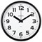 Часы настенные TROYKATIME (TROYKA) 91900945, круг, белые, черная рамка, 23х23х4 см - фото 10115798