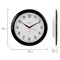 Часы настенные TROYKATIME (TROYKA) 11100112, круг, белые, черная рамка, 29х29х3,5 см - фото 10115811