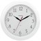 Часы настенные TROYKATIME (TROYKA) 11110113, круг, белые, белая рамка, 29х29х3,5 см - фото 10115828