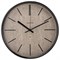 Часы настенные TROYKATIME (TROYKA) 77770743, круг, коричневые, черная рамка, 30,5х30,5х5 см - фото 10115843