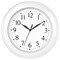 Часы настенные TROYKATIME (TROYKA) 122211201, круг, белые, белая рамка, 30х30х3,8 см - фото 10115857