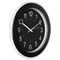 Часы настенные TROYKATIME (TROYKA) 122201202, круг, черные, черная рамка, 30х30х3,8 см - фото 10115868
