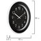 Часы настенные TROYKATIME (TROYKA) 122201202, круг, черные, черная рамка, 30х30х3,8 см - фото 10115870
