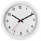 Часы настенные TROYKATIME (TROYKA) 75751701, круг, белые, белая рамка, 28х28х4 см - фото 10115872