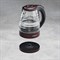 Чайник SCARLETT SC-EK27G97, 1,7 л, 2200 Вт, закрытый нагревательный элемент, стекло, коричневый - фото 10118192