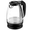 Чайник BRAYER BR1026, 1,8 л, 2200 Вт, закрытый нагревательный элемент, стекло, черный - фото 10118218