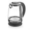 Чайник BRAYER BR1044, 2 л, 2200 Вт, закрытый нагревательный элемент, стекло, серый - фото 10118440