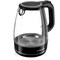 Чайник BRAYER BR1030, 1,7 л, 2200 Вт, закрытый нагревательный элемент, стекло, черный - фото 10118487