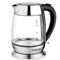 Чайник BRAYER BR1010, 1,7 л, 2200 Вт, закрытый нагревательный элемент, стекло, черный - фото 10118524