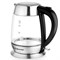 Чайник BRAYER BR1010, 1,7 л, 2200 Вт, закрытый нагревательный элемент, стекло, черный - фото 10118525