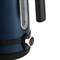 Чайник KITFORT КТ-6121-3, 1,7 л, 2200 Вт, закрытый нагревательный элемент, LED-дисплей, ТЕРМОРЕГУЛЯТОР, сталь, синий - фото 10118557