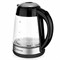 Чайник BRAYER BR1012, 1,7 л, 2200 Вт, закрытый нагревательный элемент, стекло, черный - фото 10118563