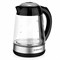 Чайник BRAYER BR1012, 1,7 л, 2200 Вт, закрытый нагревательный элемент, стекло, черный - фото 10118564