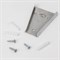 Дозатор для жидкого мыла LAIMA BASIC, 1 л, нержавеющая сталь, зеркальный, 601796 - фото 10696308