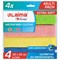 Салфетка из плотной микрофибры 30х30 см "MULTI PACK PRO COLOUR 30", КОМПЛЕКТ 4 шт., 280 г/м2, LAIMA, 607792 101010607792 - фото 10701015