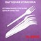 Вилка одноразовая пластиковая 165 мм, белая, КОМПЛЕКТ 100 шт., БЮДЖЕТ, LAIMA, 600949 101010600949 - фото 10719465