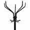 Вешалка-стойка "Ажур-2", 1,89 м, основание 46 см, 5 крючков, металл, черная - фото 10721725