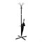 Вешалка-стойка "Классикс-ТМ3", 1,86 м, крестовина 70х70 см, 5 крючков + место для зонтов, металл, черная, Классик-ТМ3,чер - фото 10721733