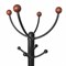 Вешалка-стойка "Квартет-З", 1,79 м, основание 40 см, 4 крючка + место для зонтов, металл, черная - фото 10721745