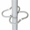 Вешалка-стойка "Квартет-З", 1,79 м, основание 40 см, 4 крючка + место для зонтов, металл, белая - фото 10721754