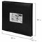 Фотоальбом BRAUBERG "Premium Black" 20 магнитных листов 30х32 см, под кожу, черный, 391186 - фото 10722961