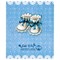 Фотоальбом BRAUBERG "Baby shoes" на 200 фото 10х15 см, твердая обложка, термосклейка, голубой, 39114, 391147 - фото 10723075