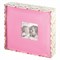 Фотоальбом BRAUBERG "Cute Baby" на 200 фото 10х15 см, под кожу, бумажные страницы, бокс, розовый, 391141 - фото 10723472