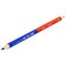 Карандаш двухцветный утолщённый KOH-I-NOOR, 1 шт., красно-синий, грифель 3,8 мм, картонная упаковка, 34230EG006KS - фото 10725213