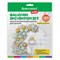 Шары воздушные НАБОР ДЛЯ ДЕКОРА "Нежность", 105 шаров, голубой/мятный/золото, BRAUBERG KIDS, 591896 101010591896 - фото 11385485