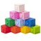 Тактильные кубики, сенсорные игрушки развивающие с функцией сортера, ЭКО, 10 штук, ЮНЛАНДИЯ, 664703 - фото 11386230