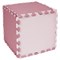 Коврик-пазл напольный 0,9х0,9 м, мягкий, розовый, 9 элементов 30х30 см, толщина 1 см, ЮНЛАНДИЯ, 664660 - фото 11386315