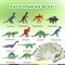 Набор для раскопок 12 видов динозавров, карточки, инструменты, развивающий, BRAUBERG KIDS, 664923 - фото 11386546