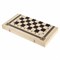 Шахматы, шашки, нарды 3 в 1 деревянные, лакированные, глянцевые, доска 40х40 см, ЗОЛОТАЯ СКАЗКА, 665364 - фото 11387214