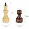 Шахматы, шашки, нарды 3 в 1 деревянные, лакированные, глянцевые, доска 40х40 см, ЗОЛОТАЯ СКАЗКА, 665364 - фото 11387222