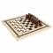 Шахматы, шашки, нарды 3 в 1 деревянные, лакированные, глянцевые, доска 40х40 см, ЗОЛОТАЯ СКАЗКА, 665364 - фото 11387227