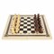 Шахматы, шашки, нарды 3 в 1 деревянные, лакированные, глянцевые, доска 40х40 см, ЗОЛОТАЯ СКАЗКА, 665364 - фото 11387231