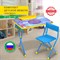 Комплект детской мебели голубой КОСМОС: стол + стул, пенал, BRAUBERG NIKA KIDS, 532634 - фото 11388565