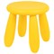Табурет детский МАМОНТ желтый, от 2 до 7 лет, безвредный пластик, 01.022.01.07.1 - фото 11388696