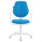 Кресло детское BRABIX "Fancy MG-201W", с подлокотниками, пластик белый, голубое, 532411, MG-201W_532411 - фото 11388712
