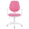 Кресло детское BRABIX "Fancy MG-201W", с подлокотниками, пластик белый, розовое, 532409, MG-201W_532409 - фото 11388744