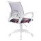 Кресло BRABIX "Fly MG-396W", с подлокотниками, пластик белый, сетка, серое с рисунком "Graffity", 532404, MG-396W_532404 - фото 11388756