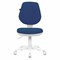 Кресло детское BRABIX "Fancy MG-201W", без подлокотников, пластик белый, синее, 532413, MG-201W_532413 - фото 11388786